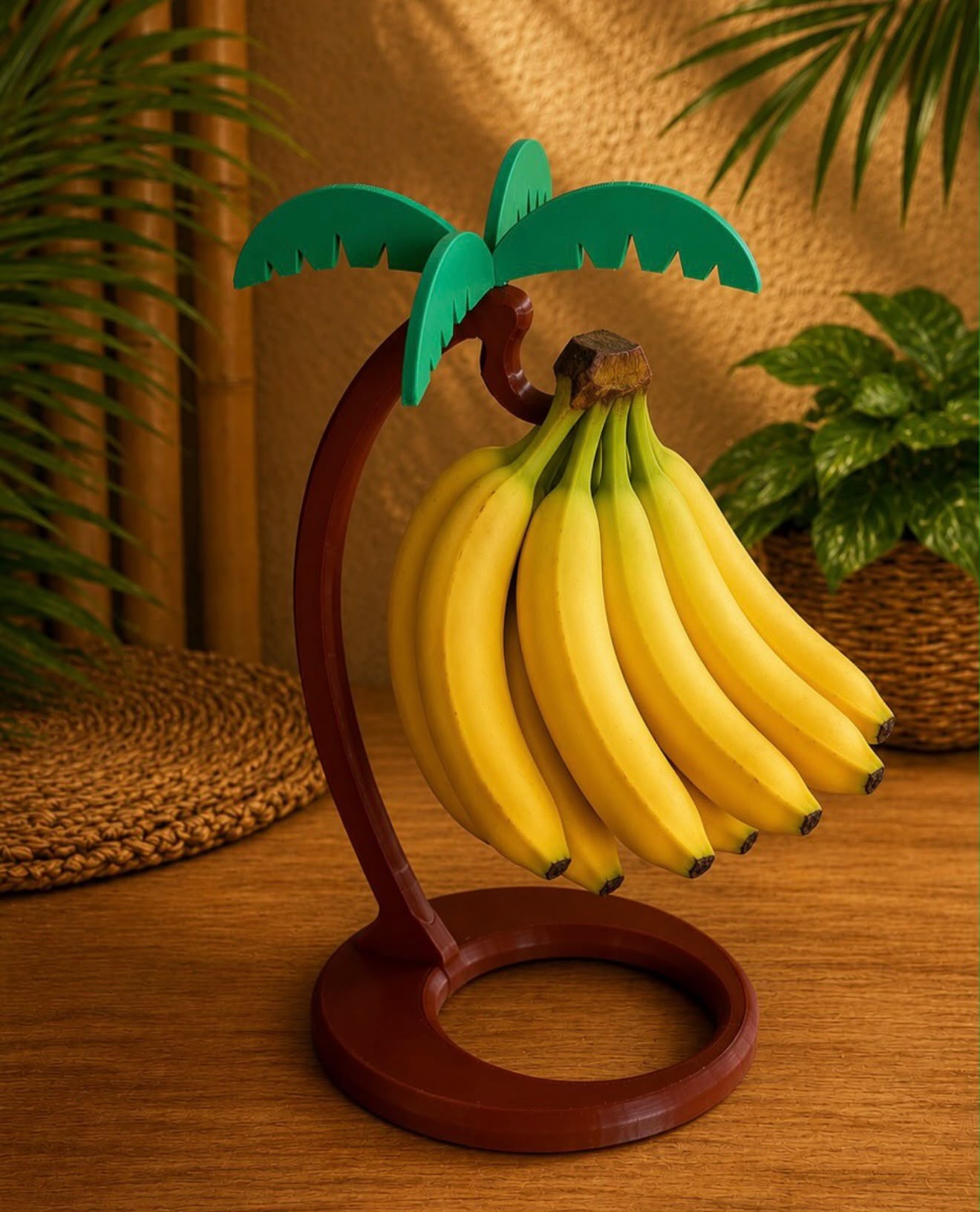 Suporte de Bananas "Bananeira Tropical" em Impressão 3D (Eco-Friendly)