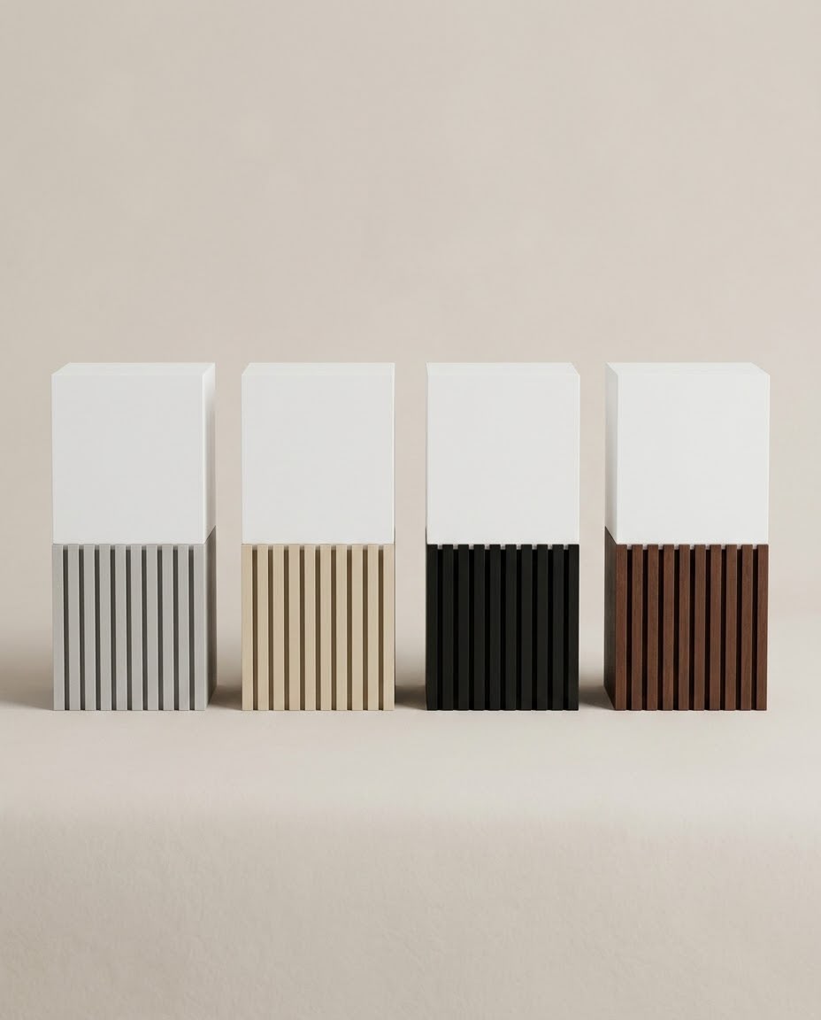 Candeeiro de Mesa Minimalista Japandi em Impressão 3D (Eco-Friendly)