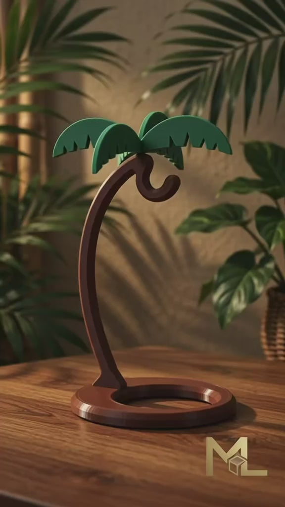 Suporte de Bananas "Bananeira Tropical" em Impressão 3D (Eco-Friendly)